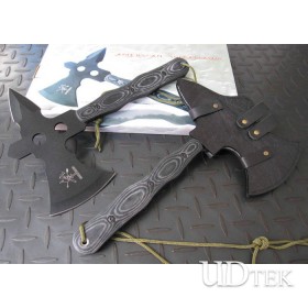 440 Stainless Steel America Combat Axes Outdoor Tools with Micarta Handle UDTEK01351 